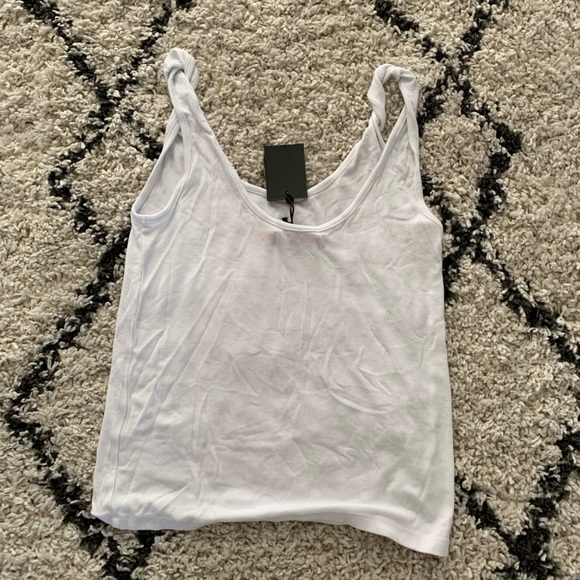 n:philanthropy Whiskey Twist Tank in White - Picture 4 of 6